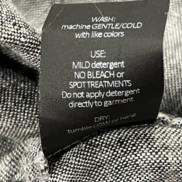 Nuthatch Shirred Washed Linen Pullover Dress, Gray, L - Picture 6 of 11